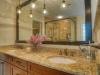 Granite countertop and lighting