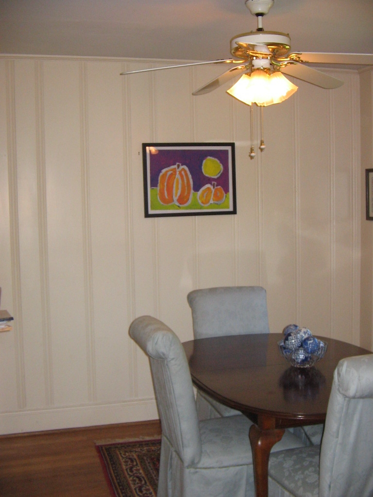 The existing dining room