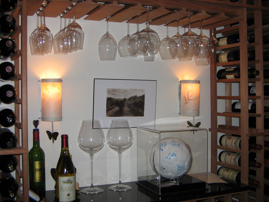 Custom wine cellars allow for your details